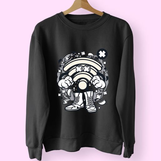 Wifi Funny Graphic Sweatshirt