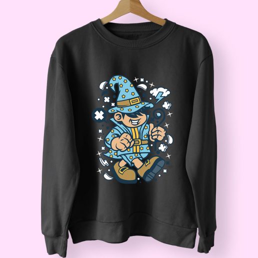 Wizard Kid Funny Graphic Sweatshirt