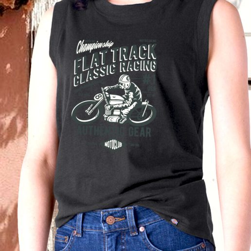 Aesthetic Tank Top Flat Track Classic Racing Fashion Trends