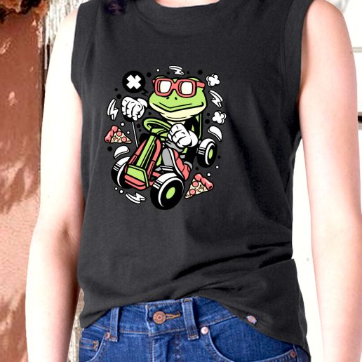 Aesthetic Tank Top Frog Gokart Racer Fashion Trends