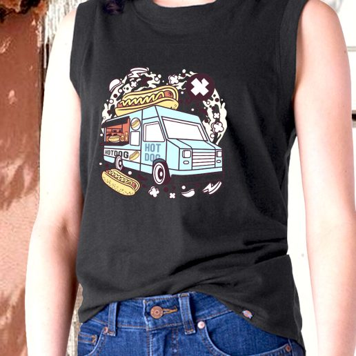 Aesthetic Tank Top Hotdog Van Fashion Trends