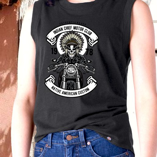 Aesthetic Tank Top Indian Chief Biker Fashion Trends