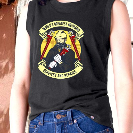 Aesthetic Tank Top Mechanic Man Fashion Trends