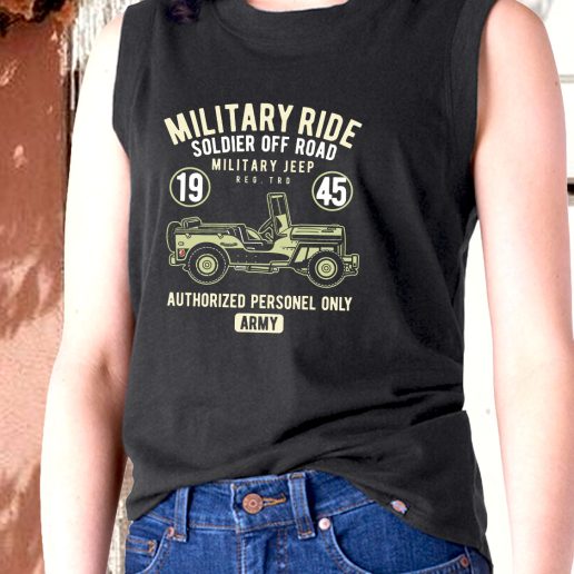 Aesthetic Tank Top Military Ride Fashion Trends