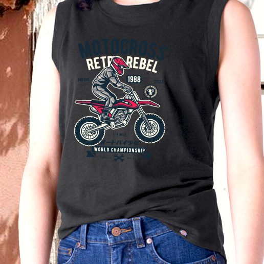 Aesthetic Tank Top Motocross Retro Rebel Fashion Trends