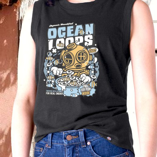 Aesthetic Tank Top Ocean Loops Fashion Trends