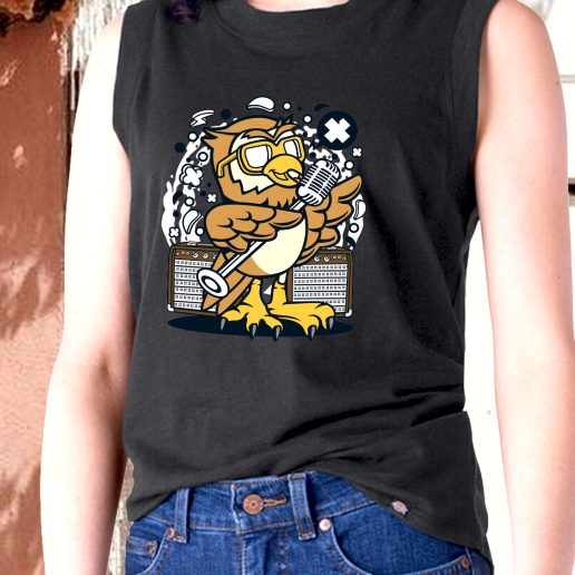 Aesthetic Tank Top Owl Singer Fashion Trends