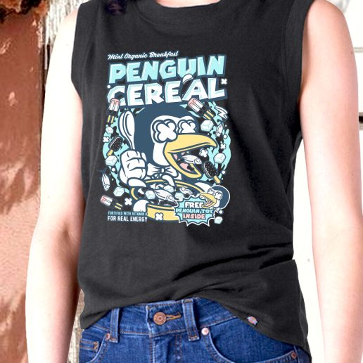 Aesthetic Tank Top Penguin Cereal Box Fashion Trends