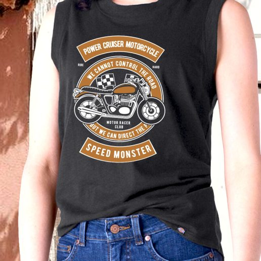 Aesthetic Tank Top Power Cruiser Motorcycle Fashion Trends