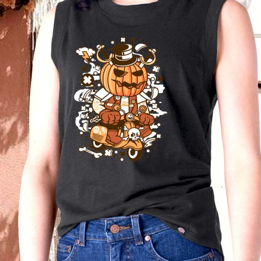 Aesthetic Tank Top Pumpkin Scooter Fashion Trends