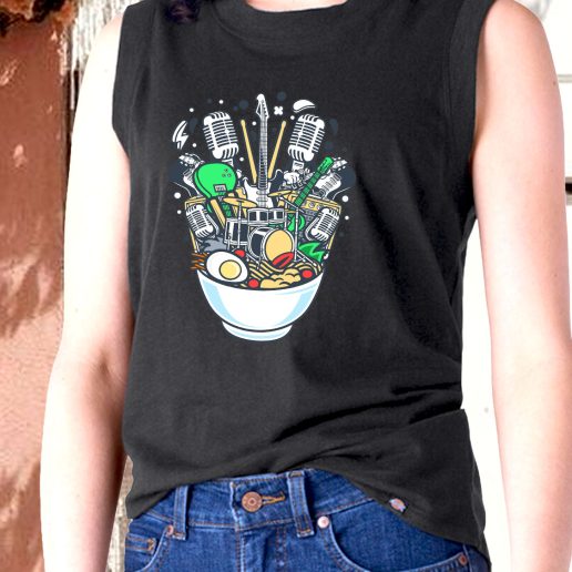 Aesthetic Tank Top Ramen Rock Fashion Trends