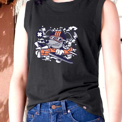 Aesthetic Tank Top Rat Pilot Fashion Trends