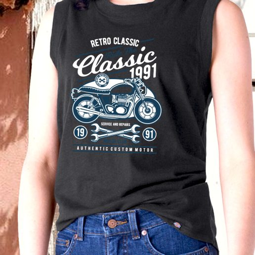 Aesthetic Tank Top Retro Classic Motorcycle Fashion Trends