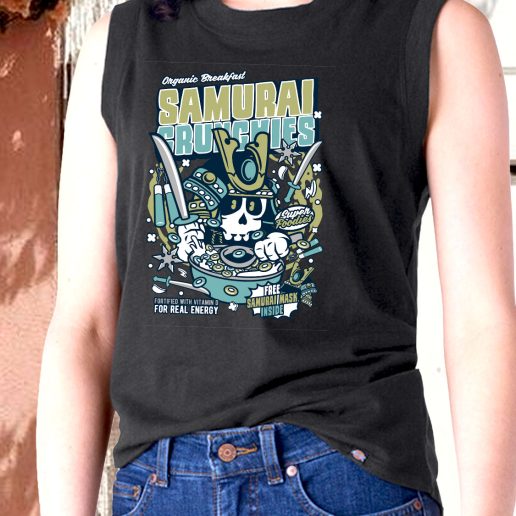 Aesthetic Tank Top Samurai Crunches Fashion Trends