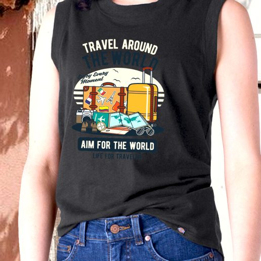 Aesthetic Tank Top Travel Around The World Fashion Trends