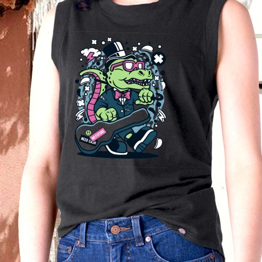 Aesthetic Tank Top Trex Guitar Fashion Trends