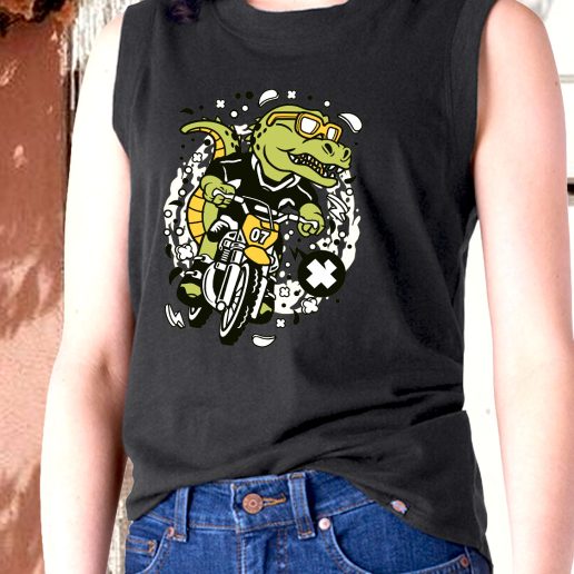 Aesthetic Tank Top Trex Motocross Rider Fashion Trends