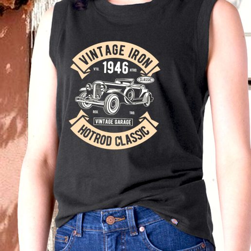 Aesthetic Tank Top Vintage Iron Classic Fashion Trends