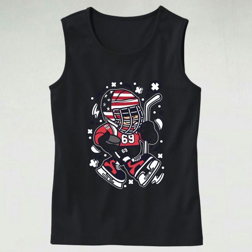 American Hockey Kid Graphic Tank Top