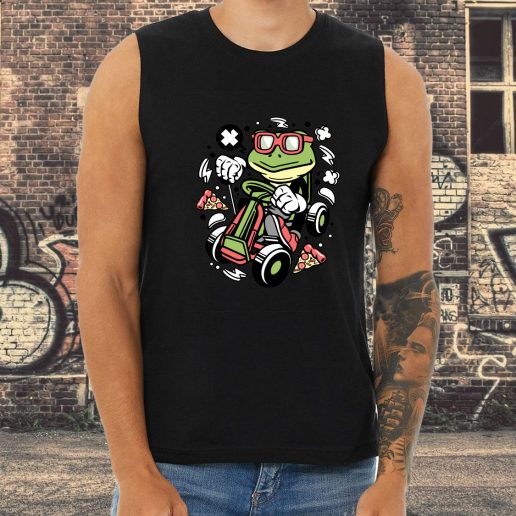 Athletic Tank Top Frog Gokart Racer Fashion Trends