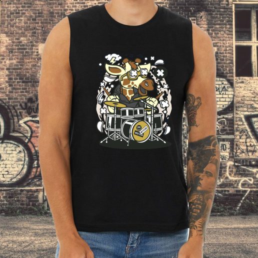 Athletic Tank Top Girrafe Drummer Fashion Trends