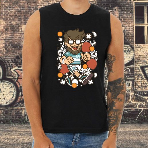 Athletic Tank Top Hipster Ping Pong Fashion Trends