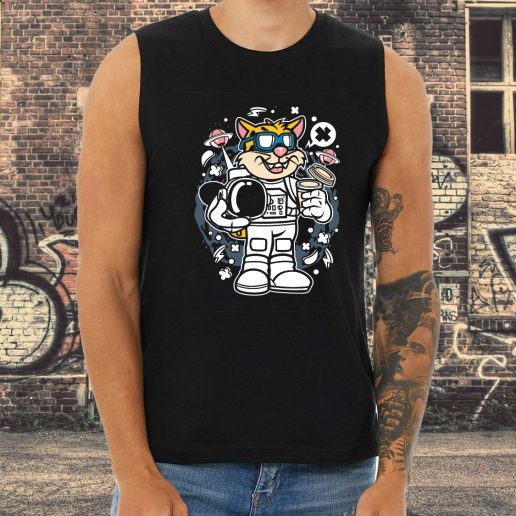 Athletic Tank Top Leopard Astronaut Fashion Trends