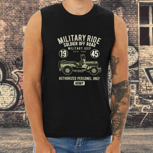 Athletic Tank Top Military Ride Fashion Trends