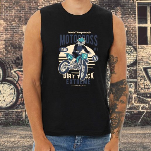 Athletic Tank Top Motocross Extreme Dirt Track Fashion Trends