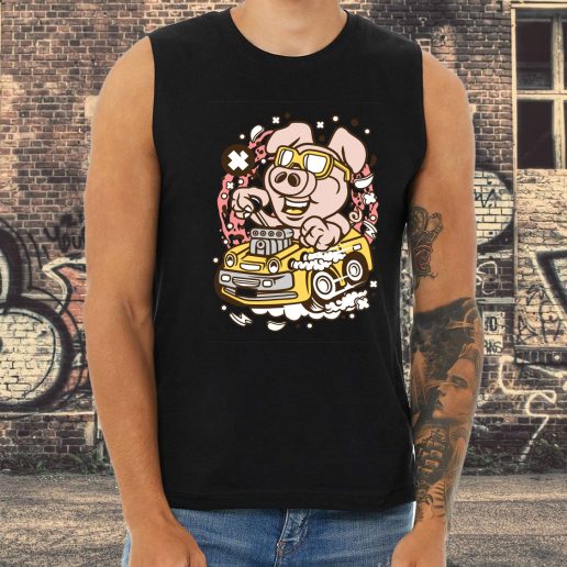 Athletic Tank Top Oink Hotrod Fashion Trends