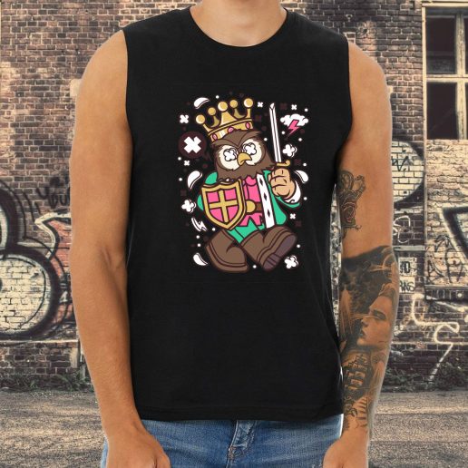 Athletic Tank Top Owl King Fashion Trends