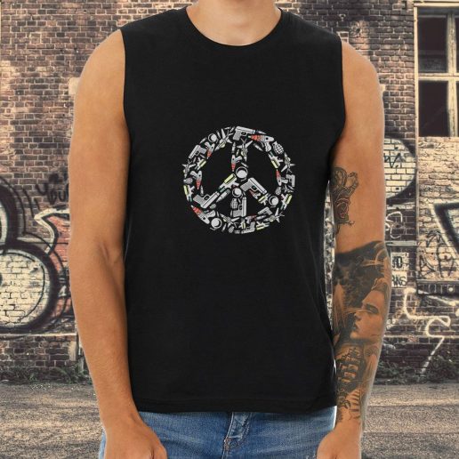 Athletic Tank Top Peace Fashion Trends