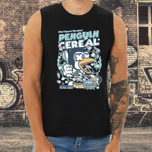 Athletic Tank Top Penguin Cereal Box Fashion Trends