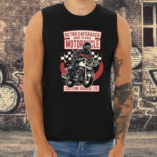 Athletic Tank Top Retro Caferacer Fashion Trends