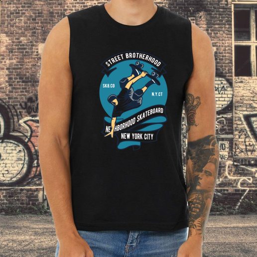 Athletic Tank Top Skateboard Street Brotherhood Fashion Trends