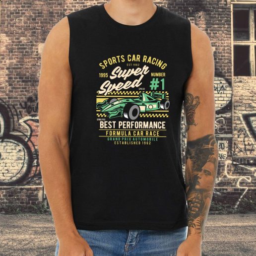 Athletic Tank Top Sports Car Racing Fashion Trends