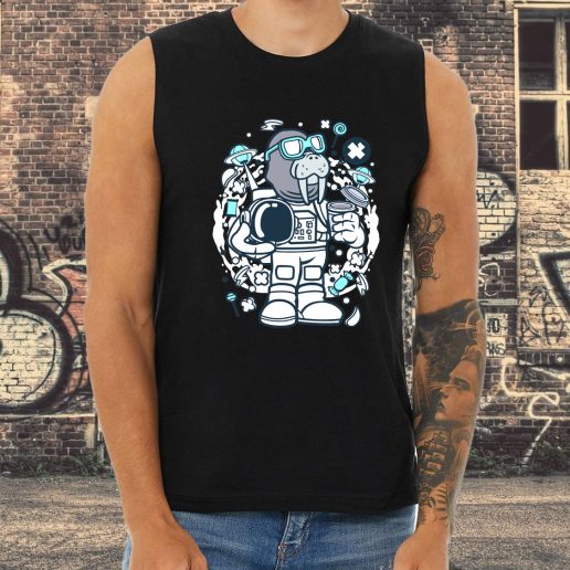 Athletic Tank Top Walrus Astronaut Fashion Trends