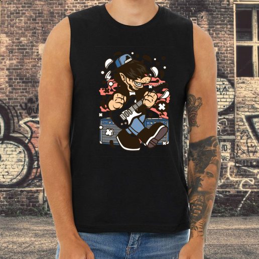 Athletic Tank Top Wolf Rocker Fashion Trends