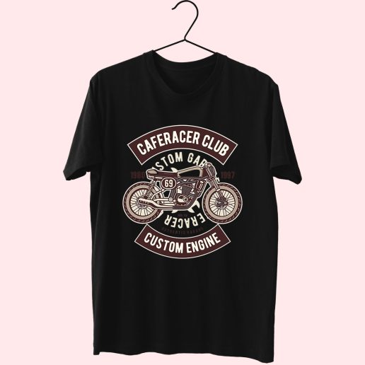 Caferacer Club Funny Graphic T Shirt.jpeg