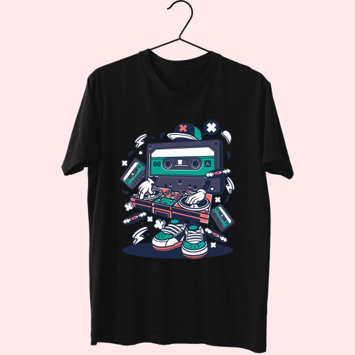 Cassette Disk Jockey Funny Graphic T Shirt.jpeg