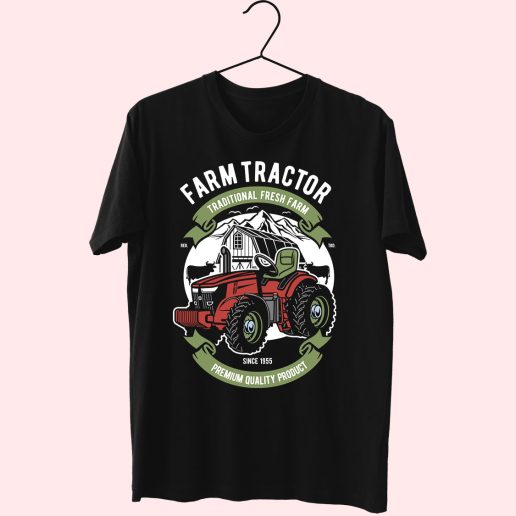 Farm Tractor Funny Graphic T Shirt.jpeg