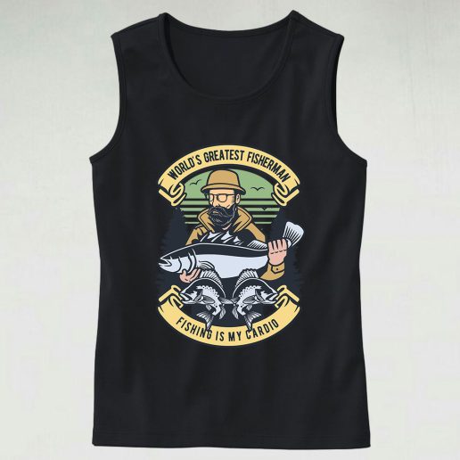 Fisherman Graphic Tank Top