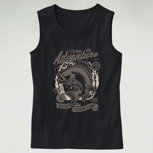 Fishing Adventure Graphic Tank Top