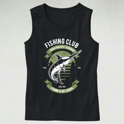 Fishing Club Graphic Tank Top