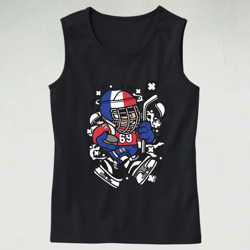 France Hockey Kid Graphic Tank Top