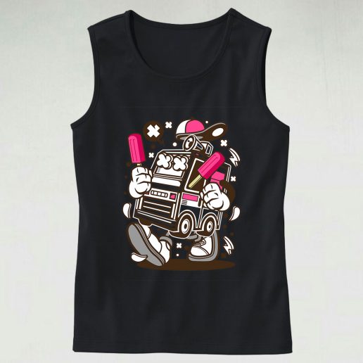 Ice Cream Truck Graphic Tank Top