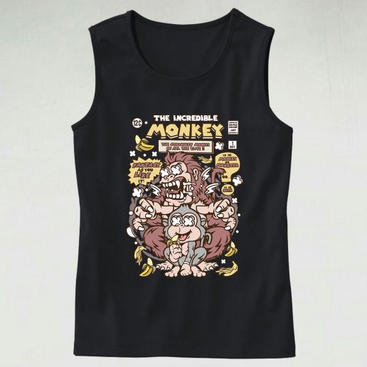 Incredible Monkey Graphic Tank Top