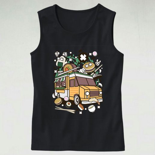 Japanese Food Van Graphic Tank Top