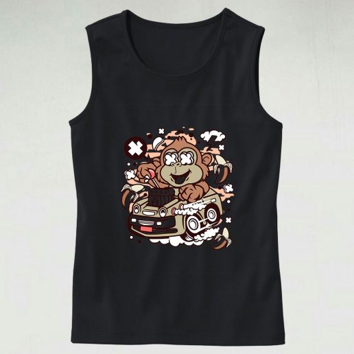 Monkey Hotrod Graphic Tank Top