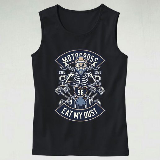 Motocross Eat My Dust Graphic Tank Top